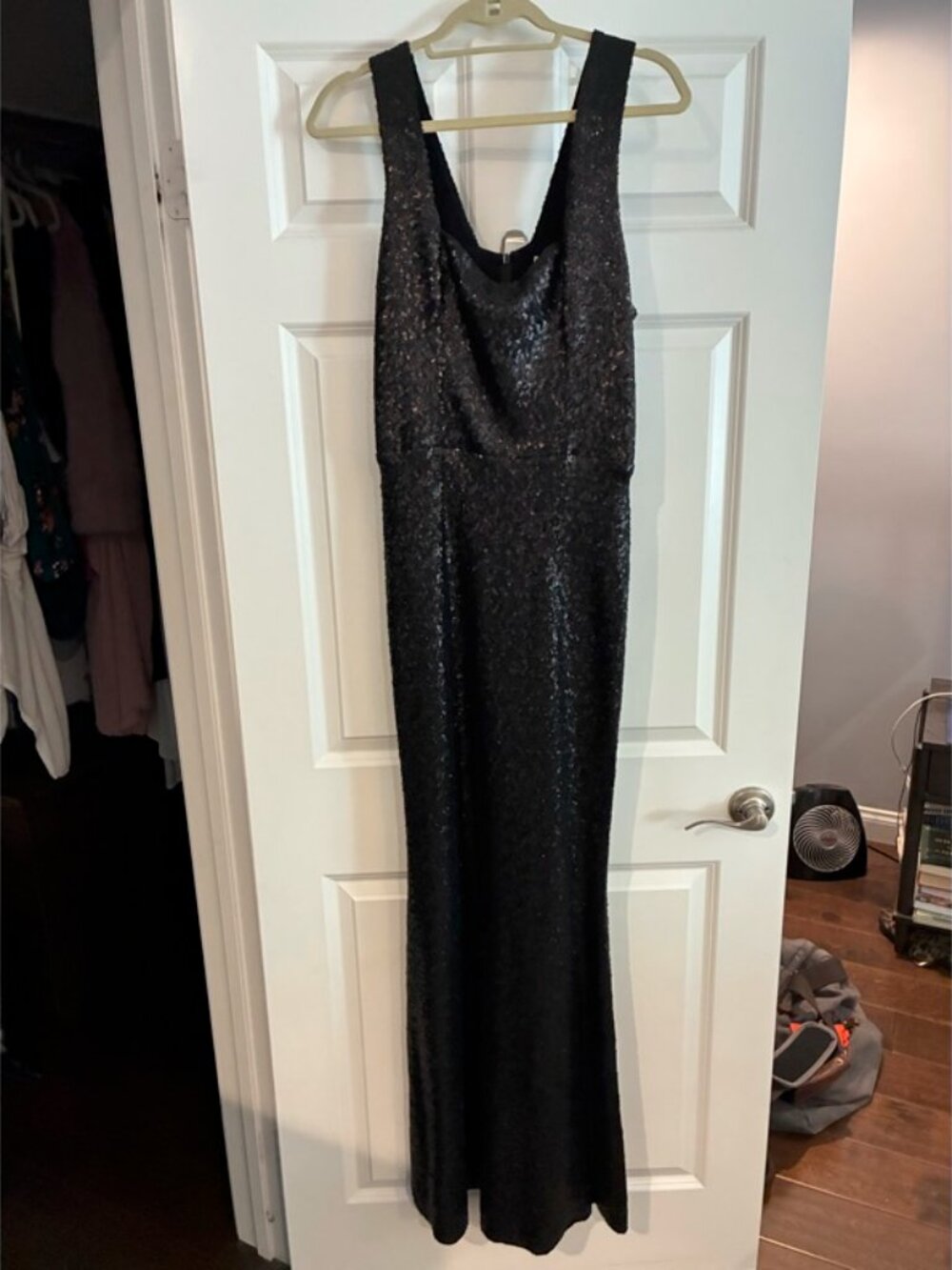 Dress The Population Black Sequin Dress Size L